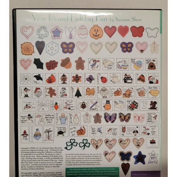 777 Year Round Holiday Fun by Suzanne Embroidery CD Software OESD - Picture 12 of 14